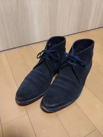 UNITED ARROWS 다크 브라운 스웨이드 처카 부츠