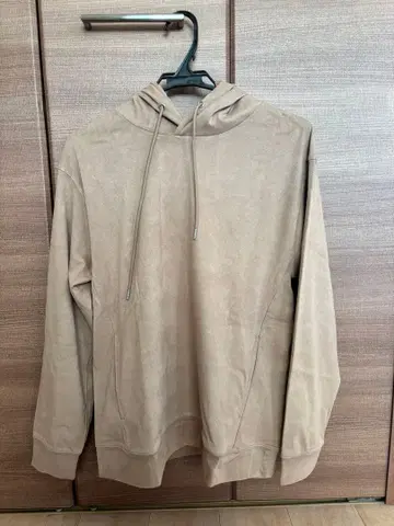 페이크 스웨이드 분또 후드티 베이지 UNIONSTATION