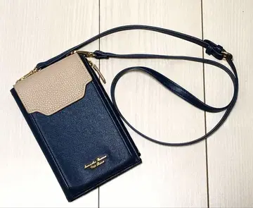 사만다 타바사 쁘띠 초이스 웨이브 플랩 스마트폰 숄더 네이비