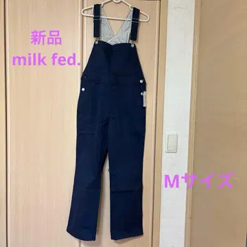 새상품 MILKFED. 네이비 오버롤