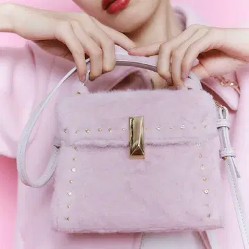 CELFORD 셀포드 뤼탕 비쥬 스터드 퍼 미니백