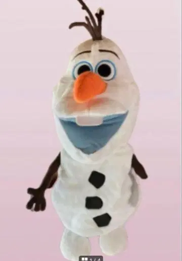 겨울왕국 올라프 봉제 인형 퍼펫