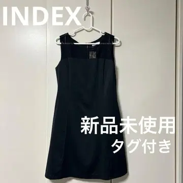 레이스 디테일 슬리브리스 원피스 미사용 새상품 INDEX