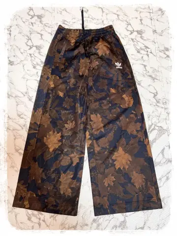 P1 adidas originals 리프 카모 와이드 팬츠 M