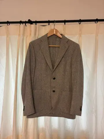 LARDINI 그레이 테일러드 자켓