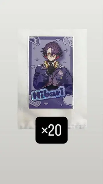 와타라이 히바리 데코라 모드 20장 세트