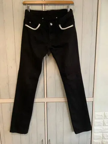 king mob 스트레이트 블랙 데님 W28