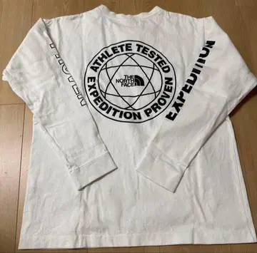 THE NORTH FACE 로고 프린트 긴팔 셔츠