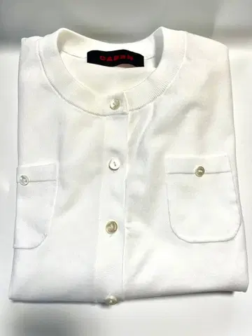 CABaN 화이트 가디건 S 사이즈