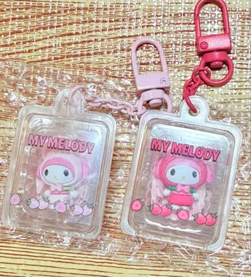 산리오 시크릿 키링 후르츠 마이멜로디 2개 세트