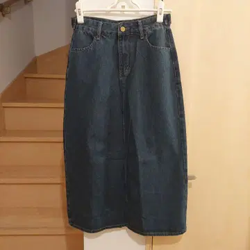 Teddyshop 다크 데님 타이트 스커트