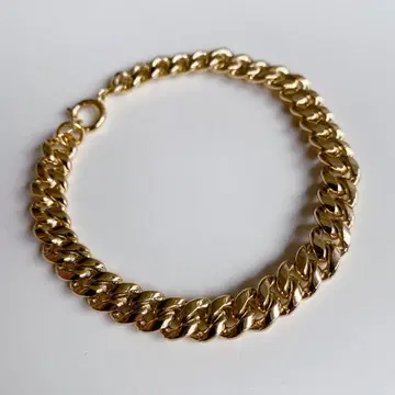 [ 새상품급 ] 골드 체인 팔찌 투모로우랜드