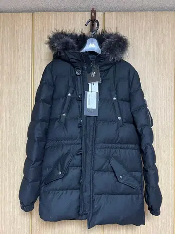 [컨디션 최상] TATRAS 울 퍼 후디 다운 코트 01 Black