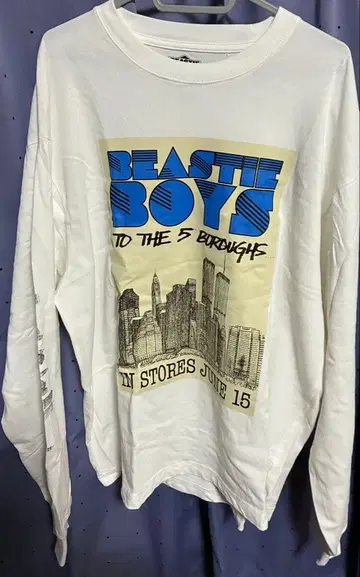 Beastie Boys atmos 콜라보 롱 슬리브 T셔츠