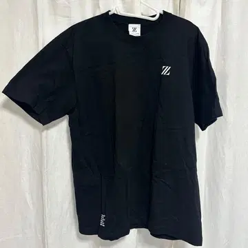 ZETADIVISION 블랙 스몰 로고 반팔 티셔츠