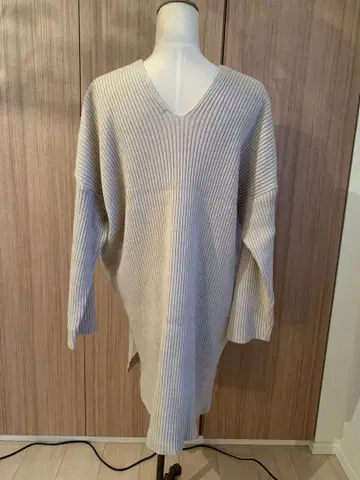 [ munich 울 튜닉 스웨터 ] 베이지