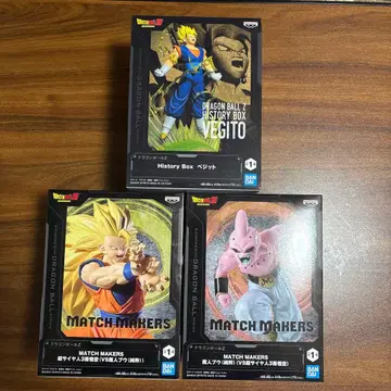 드래곤볼 Z 피규어 세트 마인 부우 (순수), 손오공, 베지트