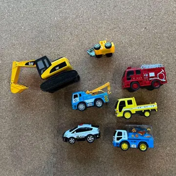 미니카 세트 건설 차량 소방차 경찰차