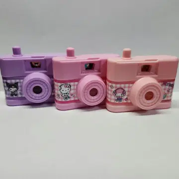 산리오 카메라형 완구 캡슐 토이 3세트