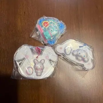 산리오 캐릭터즈 패키지 참&초코 보로 3개 세트