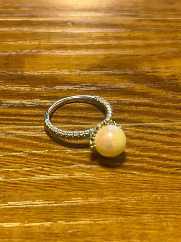 새상품급 ete 펄 반지