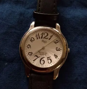 RD 실버 925 쿼츠 손목시계