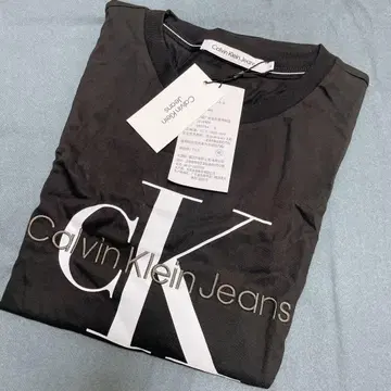 Calvin Klein Jeans 반팔 T셔츠 블랙