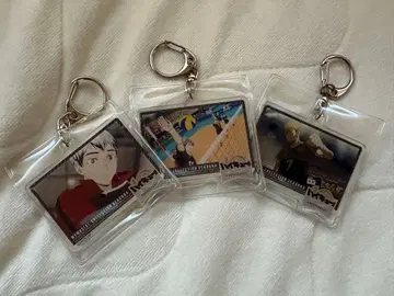 하이큐!! 아크릴 키링 3개 세트 키타 신스케 미야 오사무 미야 오사무