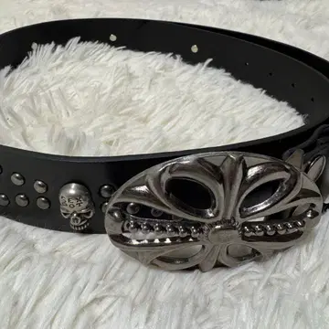 SEXPOT 가죽 벨트 스컬 컬러(블랙)