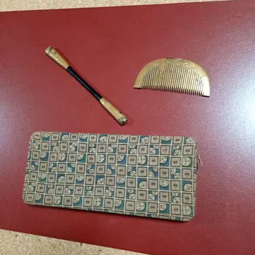 m-2058 금박 빗 비녀 세트