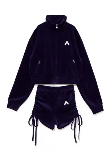 andmary Katie track jersey set up navy