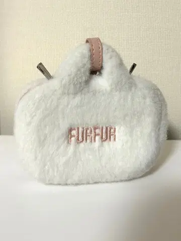 FURFUR 에코 퍼 토트 미니 참 usagionline 한정판 핑크