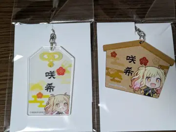 프로세카 텐마 사키 아크릴 부적풍 키링 에마 세트