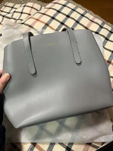 FURLA 그레이 핸드백