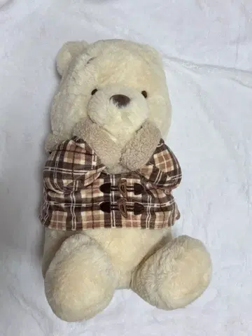 화이트 푸 봉제 인형 디즈니 스토어