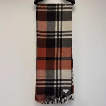 Joshua Ellis 캐시미어 100% 체크 무늬 스톨