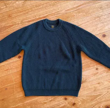 다크 그린 울 니트 스웨터 사이즈 2