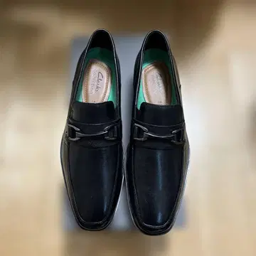 Clarks 가죽 신발 26.5cm 블랙