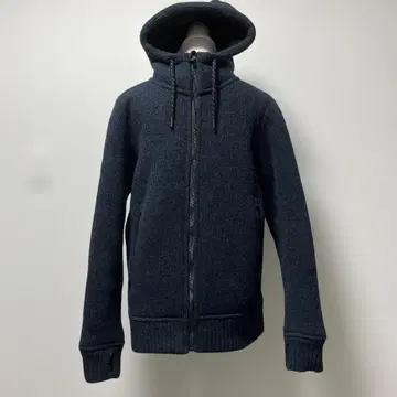 SUPER DRY 극도 건조 후드 부착 자켓 M 네이비