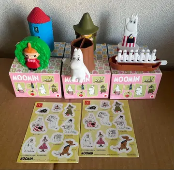 무민 피규어 세트 씰 포함