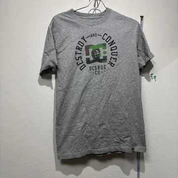 DC 티셔츠 M 사이즈 그레이 DESTROY AND CONQUER