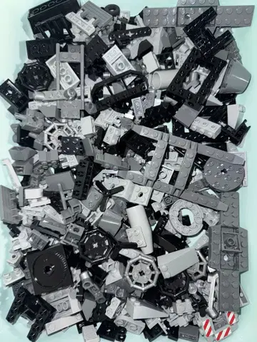 LEGO (레고) 그레이 블랙 부품 세트