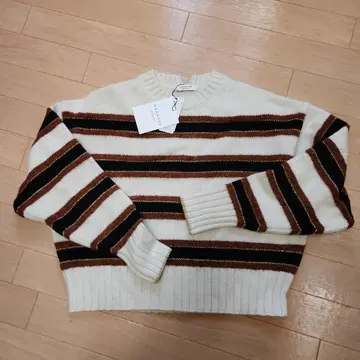 MACPHEE 스트라이프 니트 스웨터 S