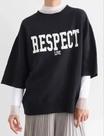 야마다야 CLOVE 로고 하프 슬리브 맨투맨