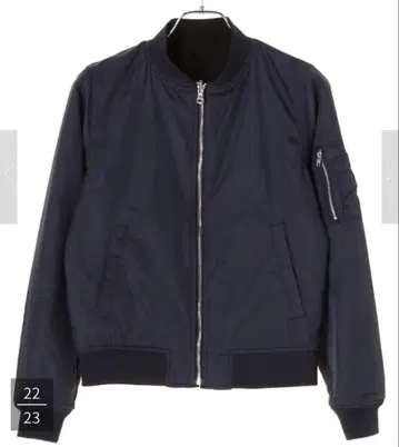 새상품 어스 리버서블 레이스 블루종 MA-1