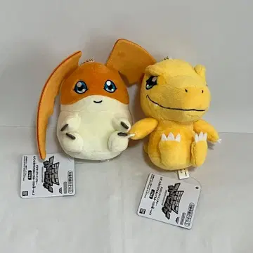 디지몬 봉제 인형 키링