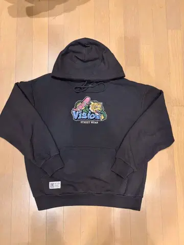 Vision 스트릿웨어 후드티 블랙