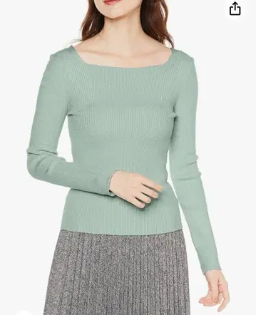 [ 새상품급 미니멀리스트 가격 인하 ] FRAYI.D 스퀘어넥 니트