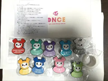 [ 미사용 새상품 ] TWICE FC 계속 혜택 응원봉 데코레이션 반지