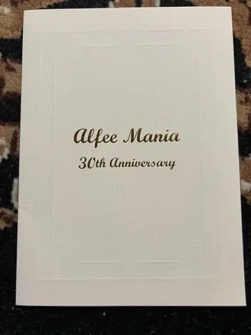 Alfee Mania 30주년 기념 브로마이드
